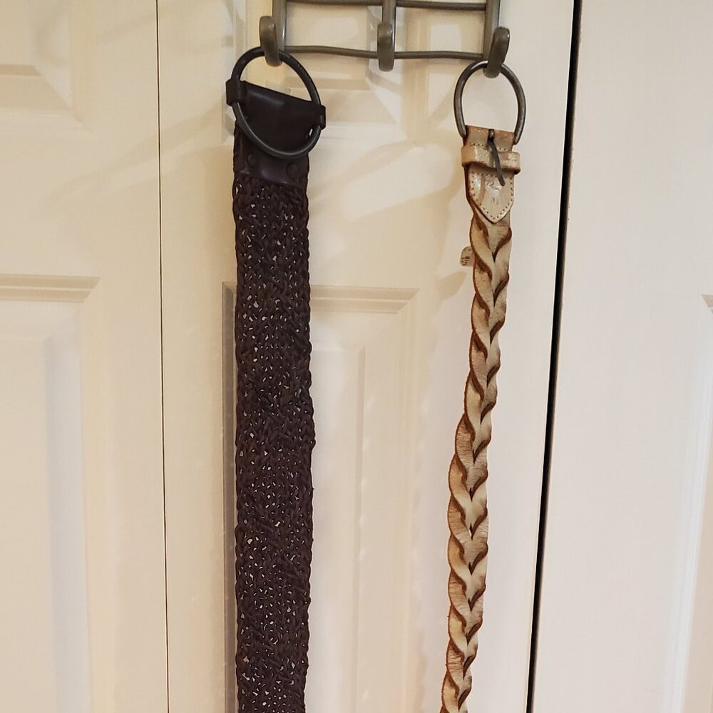 Abercrombie & Fitch belts pair of 2 XS/S